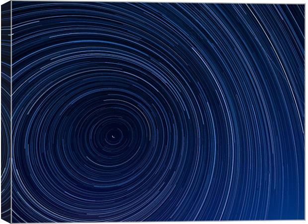 Startrail long exposure Canvas Print by mark humpage