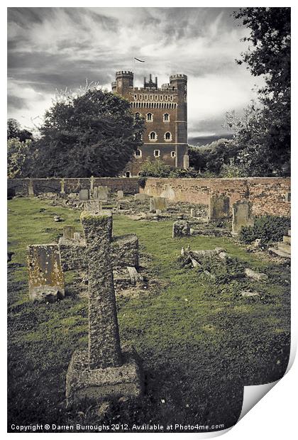 Tattershall Castle Print by Darren Burroughs