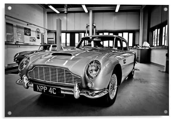Aston Martin Acrylic by Robin East