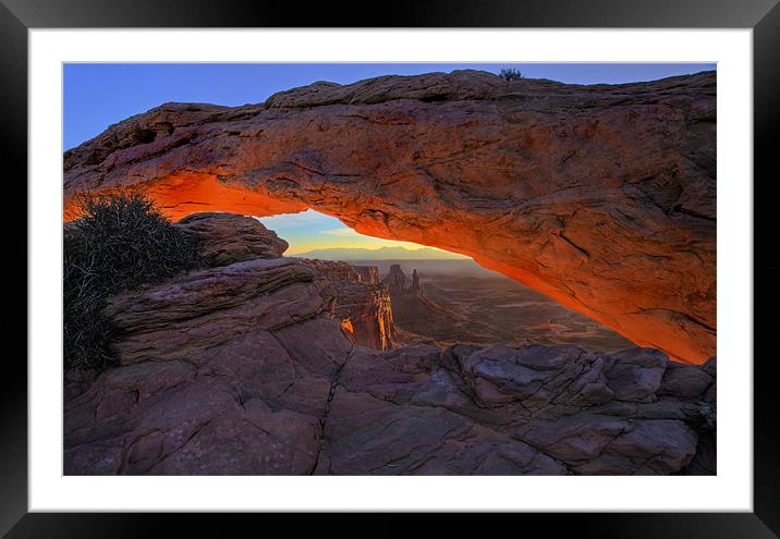 Dawns Early Light  Framed Mounted Print by Mike Dawson