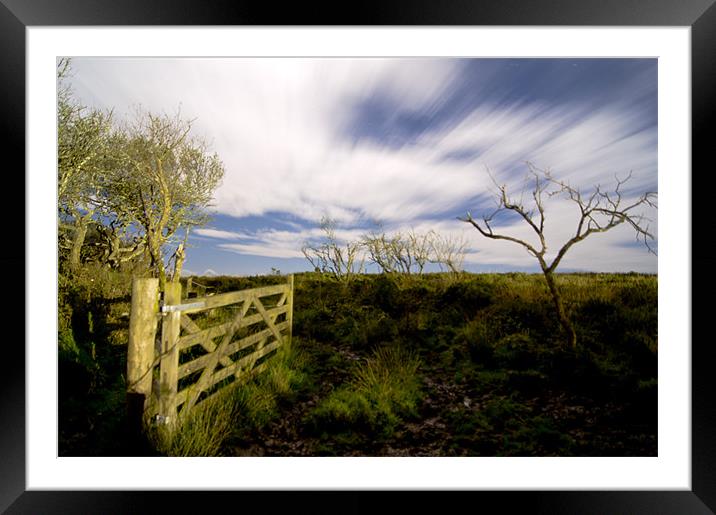 The Gate Framed Mounted Print by keith sutton