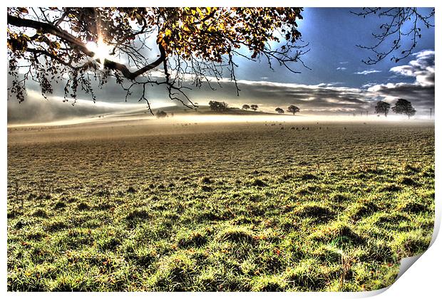 Eden Valley Morning Mist Print by Gavin Wilson