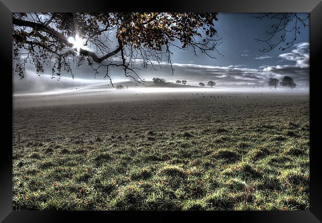 Eden Valley Mist Cumbria Framed Print by Gavin Wilson