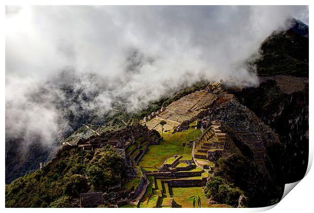 Machu Picchu Print by Gail Johnson
