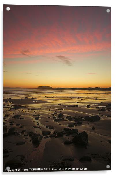 Sunrise at Aughris Head Acrylic by Pierre TORNERO