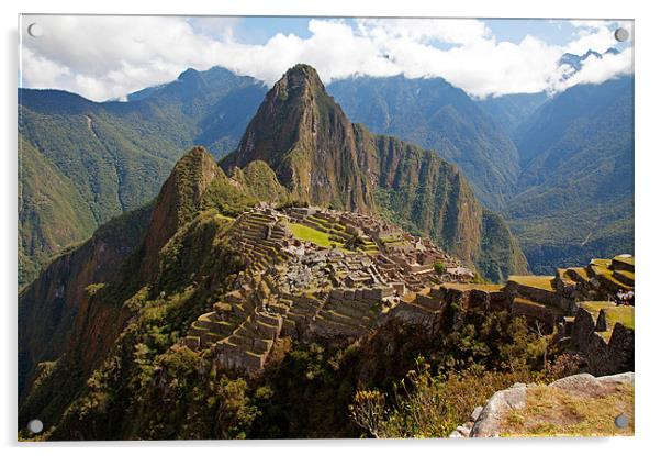 Machu Picchu Acrylic by Gail Johnson
