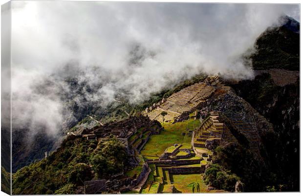 Machu Picchu Canvas Print by Gail Johnson