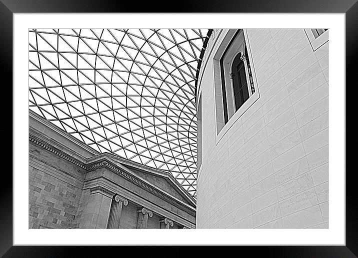 British Museum, London Framed Mounted Print by David Wilkins
