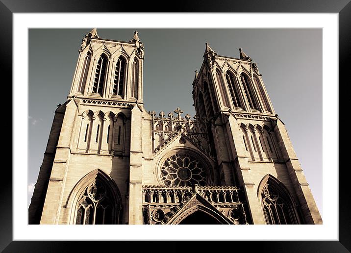 Cathedral in Sunset Framed Mounted Print by Luke Ellen