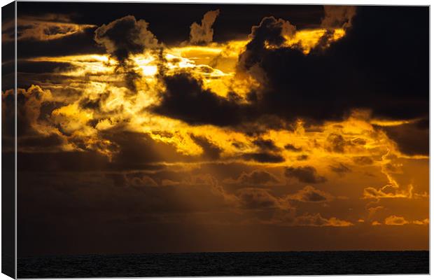 Sunset clouds Canvas Print by Thomas Schaeffer