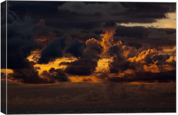 Storm over North sea Canvas Print by Thomas Schaeffer