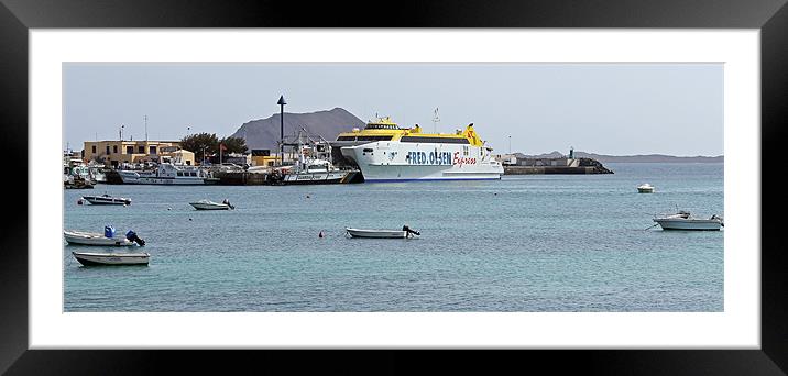 Corralejo, Fuerteventura Framed Mounted Print by Tony Murtagh