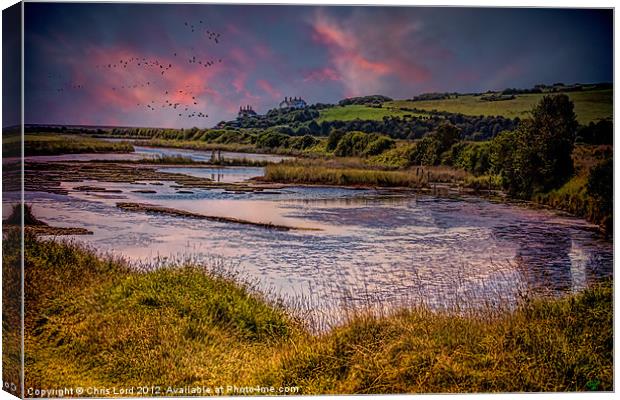 Cuckmere Haven Canvas Print by Chris Lord