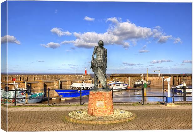 The Ancient Mariner Watchet Canvas Print by Mike Gorton