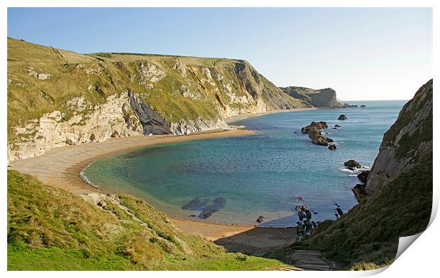 Man 'O' War Bay, Dorset Print by Sandi-Cockayne ADPS