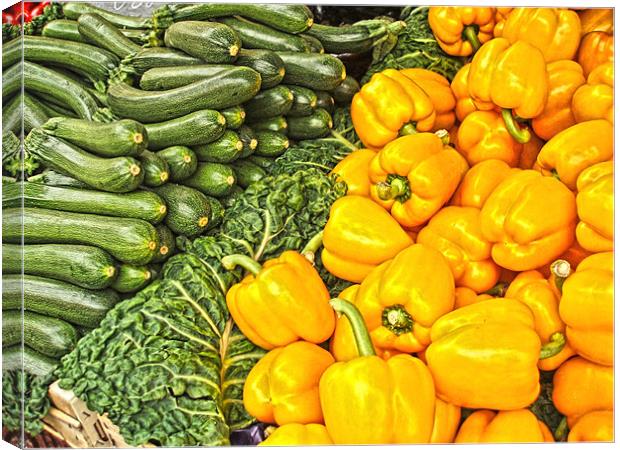 Continental Market Canvas Print by Brian Spooner