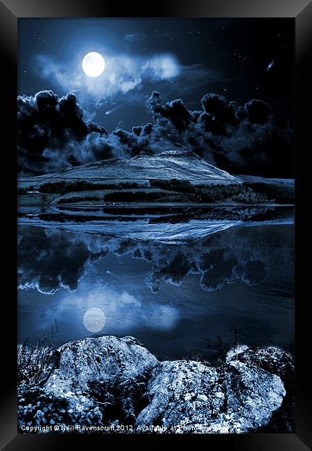 Dovestones night sky Framed Print by Neil Ravenscroft