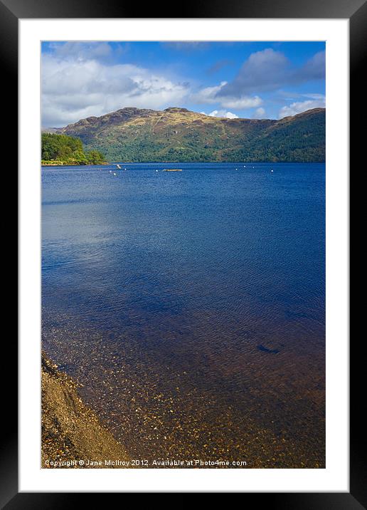 Loch Lomond, Scotland Framed Mounted Print by Jane McIlroy