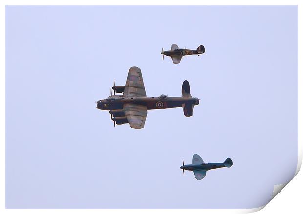 Battle Of Britain Flight Print by Paul Madden