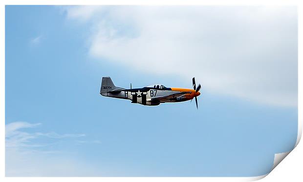 P51 Mustang Print by Paul Madden