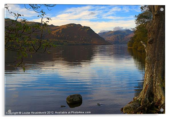 Ullswater in the early morning, Cumbria Acrylic by Louise Heusinkveld