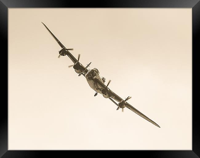 Lancaster Bomber Framed Print by Paul Madden