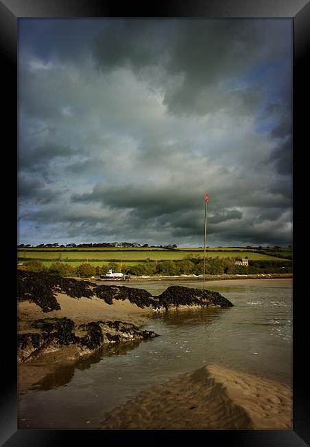River Taw Framed Print by Dave Wilkinson North Devon Ph