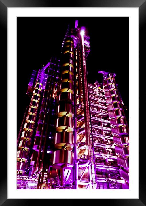 Lloyd's Building London Framed Mounted Print by David Pyatt