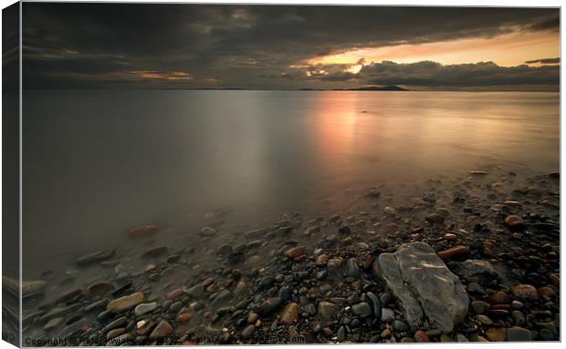 Allonby sunset Canvas Print by R K Photography