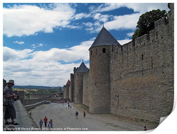 City Wall Print by Steven Watson