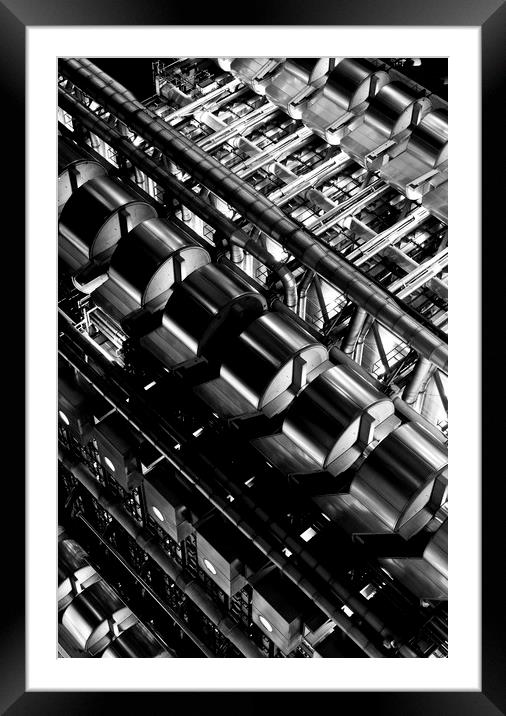 Lloyd's Building London Framed Mounted Print by David Pyatt