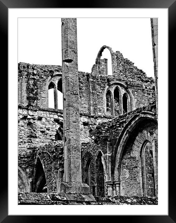 Abbet Ruins Framed Mounted Print by Jules Camfield