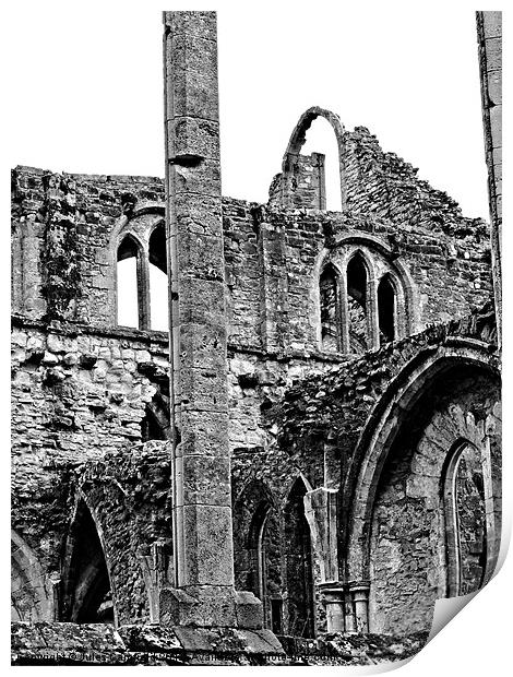 Abbet Ruins Print by Jules Camfield