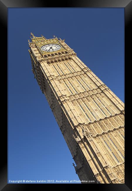 Big Ben,London, England Framed Print by stefano baldini