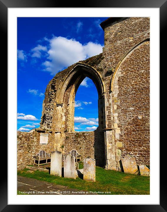 Church of St Thomas the Martyr, Winchelsea Framed Mounted Print by Louise Heusinkveld