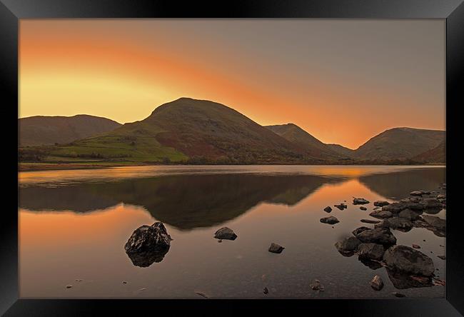 Sunrise at Brothers Water Framed Print by Roger Green