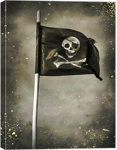 Pirate nights (sepia) Canvas Print by Heather Newton