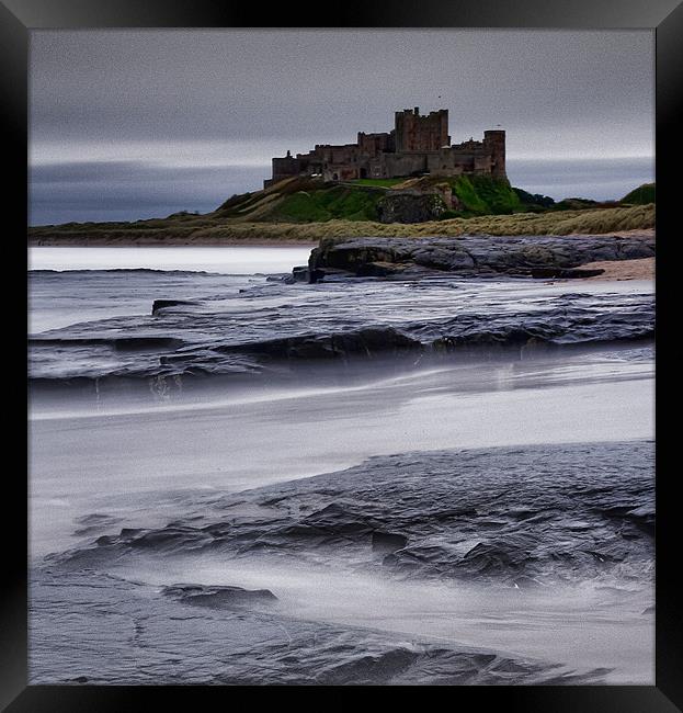 Bamburgh Castle Framed Print by K7 Photography