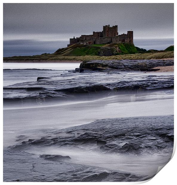Bamburgh Castle Print by K7 Photography
