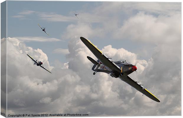 Hurricanes - 'Tally Ho' Canvas Print by Pat Speirs