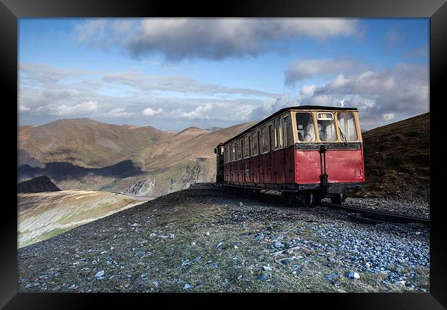 Snowdon Mountain Railway Framed Print by Gail Johnson