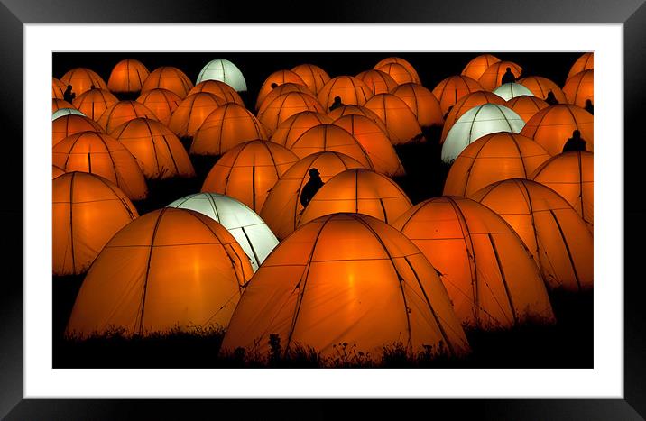Caemes Peace Camp Framed Mounted Print by Gail Johnson