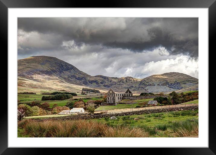 Old Slate Mill Framed Mounted Print by Gail Johnson