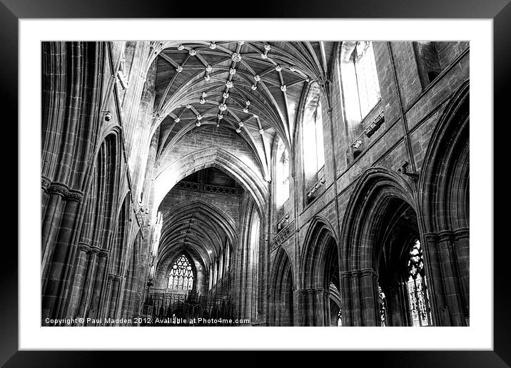 Chester cathedral Framed Mounted Print by Paul Madden