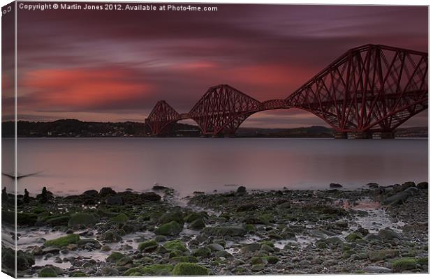 Cantilevers over the Forth Canvas Print by K7 Photography