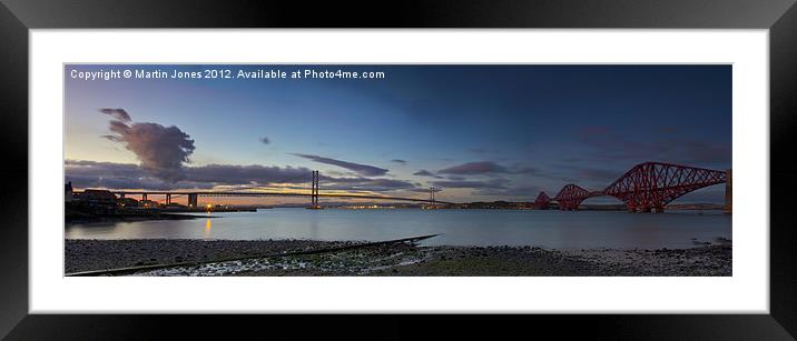 The Bridges of the Forth Framed Mounted Print by K7 Photography