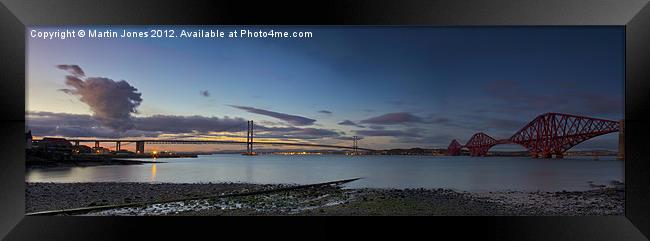 The Bridges of the Forth Framed Print by K7 Photography