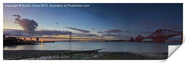 The Bridges of the Forth Print by K7 Photography