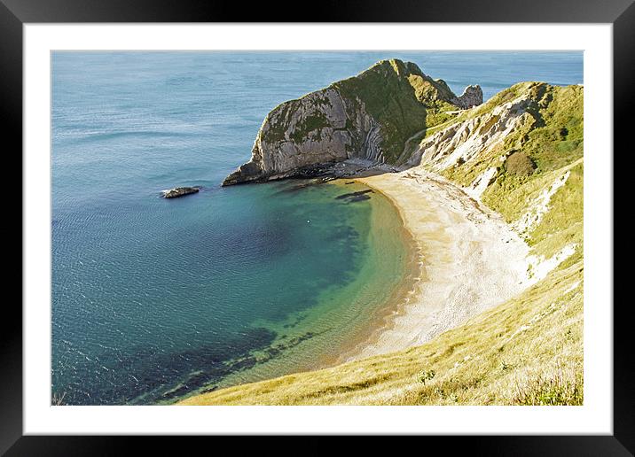 Man 'O' War Bay, Dorset Framed Mounted Print by Sandi-Cockayne ADPS