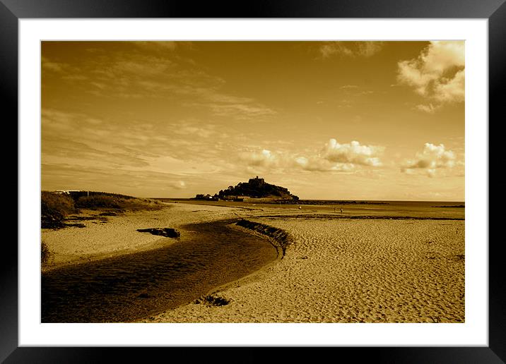 St Michael's Mount Framed Mounted Print by Sarah George